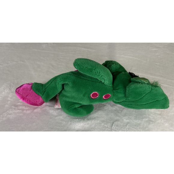 Vintage Plush 1992 Baby Bop from Barney Plush 13" by Lyon Group Green Purple - Picture 2 of 9